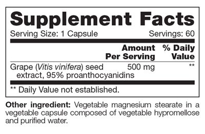 GRAPE SEED SAP 60ct