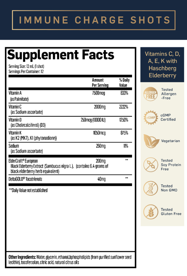 IMMUNE CHARGE SHOT 12ML