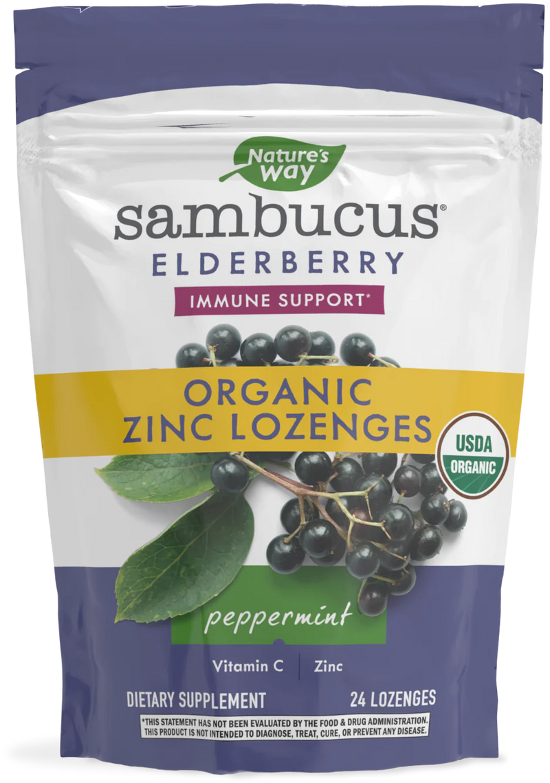 SAMBUCUS ORGANIC ZINC LOZENGES