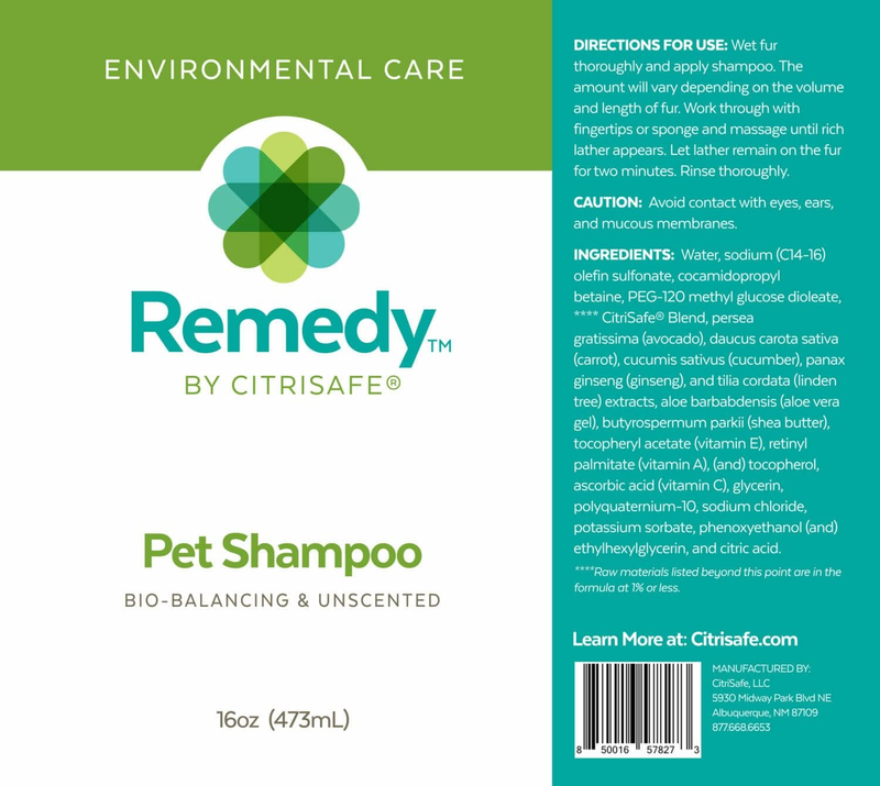 CITRISAFE PET SHAMPOO